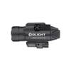 Schwarzes Olight Waffenlicht mit Laserzielgerät.