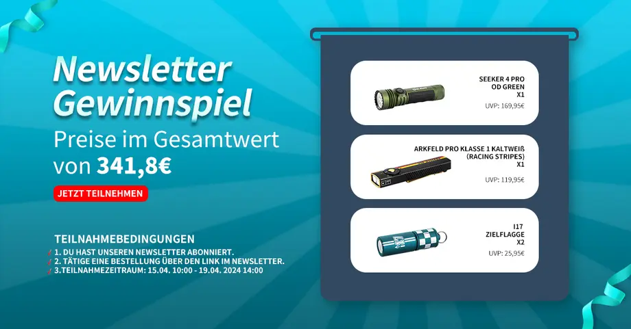 Newsletter Gewinnspiel im April (Exklusiv für Abonnent*innen)