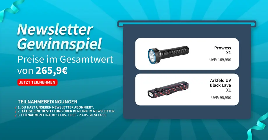 Newsletter Gewinnspiel mit der seltener Sammellampe im Mai (Exklusiv für Abonnent*innen)