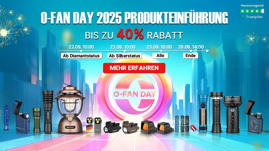 Olight O-FAN DAY 2025: Dein exklusiver Guide für die besten Deals und Neuheiten