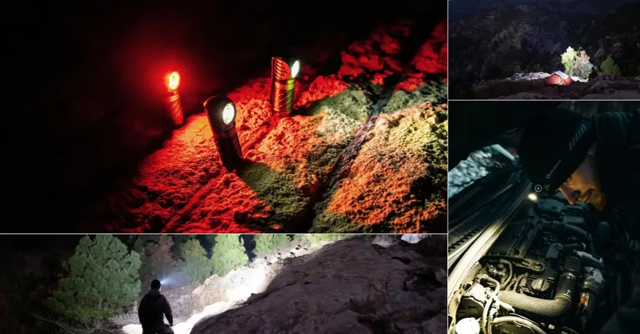 Eine der unverzichtbaren Taschenlampen: stirnlampen!